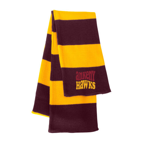 ACSD Rugby-Striped Knit Scarf Thumbnail